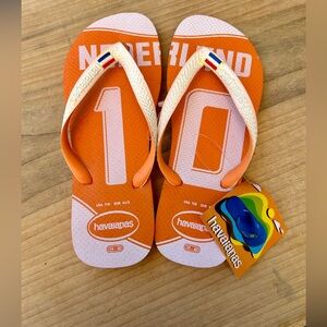 Havaianas Netherlands 2010 World Cup Limited Edition Sandals Men’s US 7/8 NWT